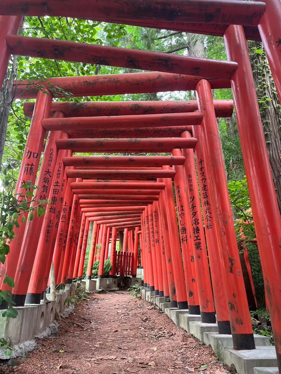 金沢の神社の鳥居の画像
